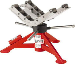Ridgid - 6" to 24" Pipe Capacity, Adjustable Pipe Stand - 16" to 31" High, 4,500 Lb Capacity - Eagle Tool & Supply