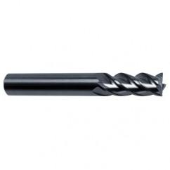 1/4" Dia. - 2-1/2" OAL - 4 FL Variable Helix Bright Carbide End Mill - Eagle Tool & Supply