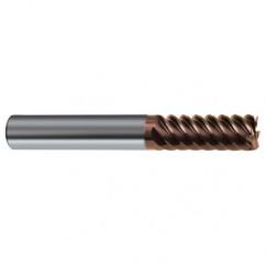 1/2" Dia. - 3" OAL - 45° Helix Nano-SI Carbide End Mill - 6 FL - Eagle Tool & Supply