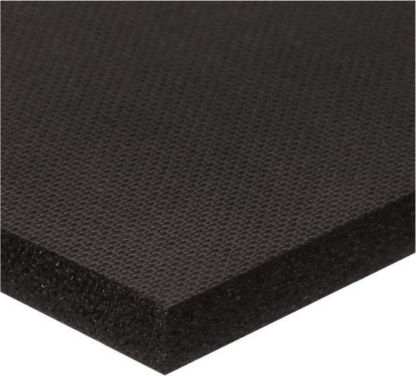 Value Collection - 5/8" Thick x 2" Wide x 3' Long Black Closed Cell Buna-N Foam Rubber Roll - Stock Length, Adhesive Back, -40°F to 200°F - Eagle Tool & Supply