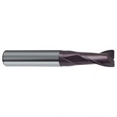5/16 Dia. x 2-1/2 Overall Length 2-Flute Square End Solid Carbide SE End Mill-Round Shank-Center Cut-Firex - Eagle Tool & Supply