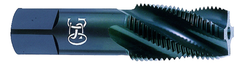 1/4-18 Dia. - 4 FL - HSS - Steam Oxide Standard Spiral Flute Pipe Tap - Eagle Tool & Supply