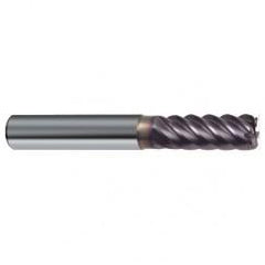 1/4" Dia. - 2-1/2" OAL - 45° Helix Firex Carbide End Mill - 6 FL - Eagle Tool & Supply