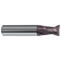 1/8 Dia. x 1-1/2 Overall Length 2-Flute Square End Solid Carbide SE End Mill-Round Shank-Center Cut-Firex - Eagle Tool & Supply