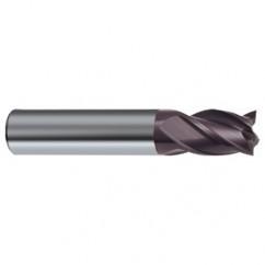 1/8 Dia. x 1-1/2 Overall Length 4-Flute Square End Solid Carbide SE End Mill-Round Shank-Center Cut-Firex - Eagle Tool & Supply