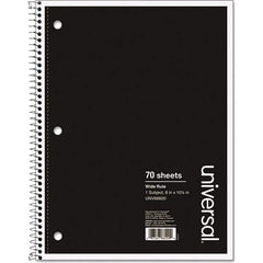 UNIVERSAL - Note Pads, Writing Pads & Notebooks Writing Pads & Notebook Type: Notebook Size: 10-1/2 x 8 - Eagle Tool & Supply