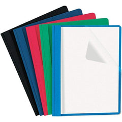 UNIVERSAL - 11" Long x 8-1/2" Wide Report Cover with Tang/Prong Binding - Assorted Colors - Eagle Tool & Supply