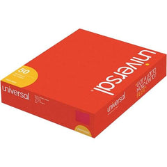 UNIVERSAL - 12-1/4 x 9-1/2", Letter Size, Red, File Folders with Top Tab - 11 Point Stock, Assorted Tab Cut Location - Eagle Tool & Supply