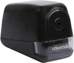 UNIVERSAL - Electric Desktop Pencil Sharpener - 1 Hole - Eagle Tool & Supply