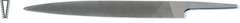 6" Knife File, Cut 0 - Eagle Tool & Supply