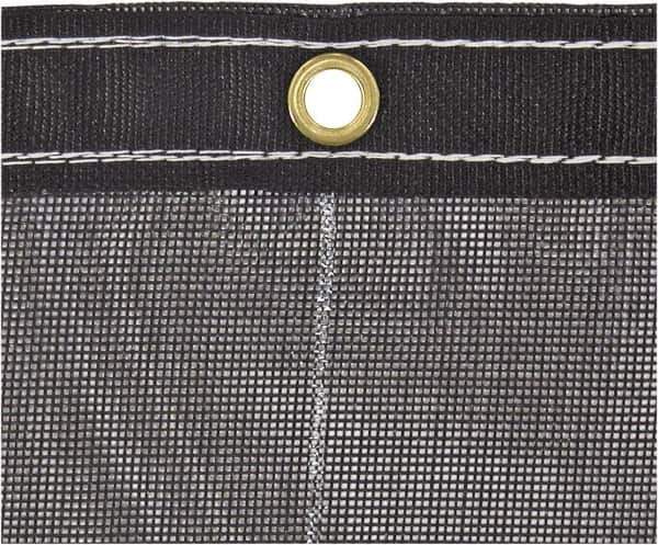 Buyers Products - 28' Long x 7' Wide Vinyl & Polyester Tarp & Dust Cover - Black, Grommet, 9 to 10 mil Thickness - Eagle Tool & Supply