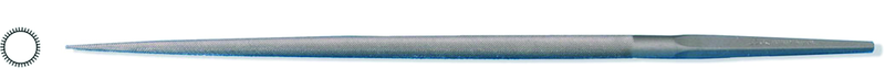 8" Round File, Cut 4 - Eagle Tool & Supply