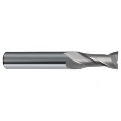 3/4 Dia. x 4 Overall Length 2-Flute Square End Solid Carbide SE End Mill-Round Shank-Center Cut-Uncoated - Eagle Tool & Supply