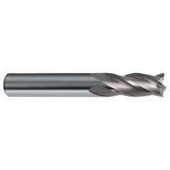 13/32 Dia. x 2-3/4 Overall Length 4-Flute Square End Solid Carbide SE End Mill-Round Shank-Center Cut-Uncoated - Eagle Tool & Supply