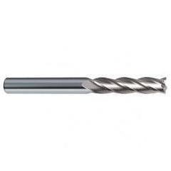 3/4 Dia. x 6 Overall Length 4-Flute Square End Solid Carbide SE End Mill-Round Shank-Center Cut-Uncoated - Eagle Tool & Supply
