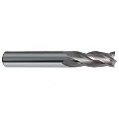5/8 Dia. x 5 Overall Length 4-Flute Square End Solid Carbide SE End Mill-Round Shank-Center Cut-Uncoated - Eagle Tool & Supply