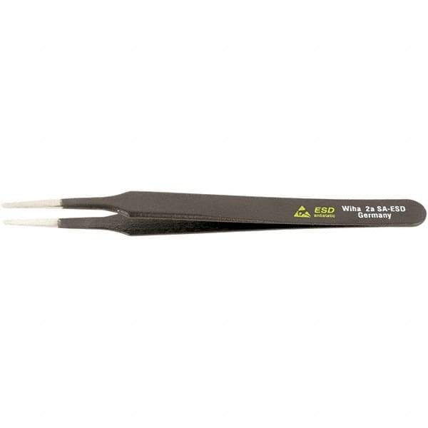 Wiha - Tweezers Type: ESD Safe Pattern: 2A-SA - Eagle Tool & Supply