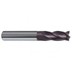 1/2 Dia. x 4-1/2 Overall Length 4-Flute Square End Solid Carbide SE End Mill-Round Shank-Center Cut-Firex - Eagle Tool & Supply