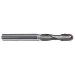 1/8" Dia. - 2" OAL - 30 Helix Bright CBD Ball Nose EM - 2 FL - Eagle Tool & Supply