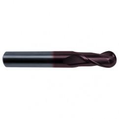 3/32" Dia. - 1-1/2" OAL - 30 Helix Firex CBD Ball Nose EM - 2 FL - Eagle Tool & Supply
