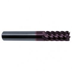 1/2" Dia. - 3" OAL - 6 FL 45 Helix Firex Carbide End Mill - Eagle Tool & Supply