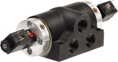 ARO/Ingersoll-Rand - 1" Inlet x 1" Outlet, Solenoid Actuator, Solenoid Return, 2 Position, Body Ported Solenoid Air Valve - 280 CFM, 120 VAC Input, 7.8 CV, 4 Way, 150 psi, 180° Max Temp, -10° Min Temp - Eagle Tool & Supply