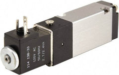ARO/Ingersoll-Rand - 1/8" Inlet x 1/8" Outlet, Solenoid Actuator, Spring Return, 2 Position, Body Ported Solenoid Air Valve - 120 VAC Input, 0.7 CV, 4 Way, 115 psi, 122° Max Temp - Eagle Tool & Supply