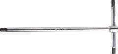 Beta - 10mm Hex, Sliding T-Handle, Hex Key - 11-1/8" OAL, Steel, Metric System of Measurement - Eagle Tool & Supply