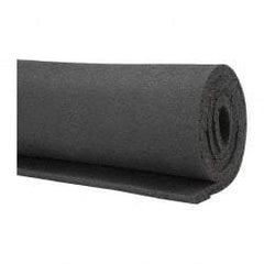 Value Collection - 36" Wide, Natural Foam Rubber Foam Sheet - 45 to 55 Durometer, Black, -40 to 160°F, Cut-to-Length - Eagle Tool & Supply