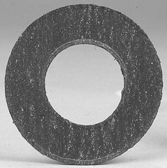 Made in USA - 5" Pipe, 5-9/16" ID x 7-3/4" OD Flange Gasket - Fiberglass/Aramid Fiber, Green/White, 1/8" Thick - Eagle Tool & Supply