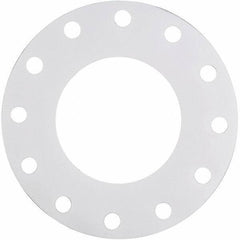 Made in USA - 6" Pipe, Flange Gasket - Gore-Tex GR, White, 1/16" Thick - Eagle Tool & Supply