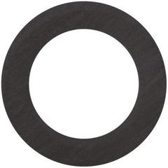 Made in USA - 4" Pipe, 4-1/2" ID x 6-7/8" OD Flange Gasket - Carbon Fiber, Black, 1/16" Thick - Eagle Tool & Supply