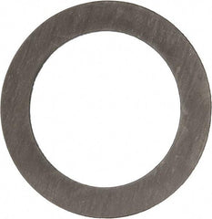 Made in USA - 5" Pipe, 5-9/16" ID x 7-3/4" OD Flange Gasket - Carbon Fiber, Black, 1/16" Thick - Eagle Tool & Supply