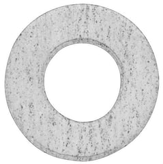 Made in USA - 5" Pipe, 5-1/32" ID x 7-3/4" OD Flange Gasket - PTFE, White, 3/32" Thick - Eagle Tool & Supply