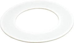 Made in USA - 4" Pipe, 4" ID x 6-7/8" OD Flange Gasket - PTFE, White, 3/32" Thick - Eagle Tool & Supply