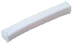 Made in USA - 7/16" x 7' Spool Length, PTFE/Soft Filament Compression Packing - 1,000 Max psi, -450 to 500° F, White - Eagle Tool & Supply