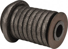 Made in USA - 3/8" x 12.4' Spool Length, Graphite Impregnated Aramid Compression Packing - Eagle Tool & Supply