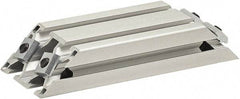 80/20 Inc. - 25mm Wide, Open Shelving Accessory/Component - Aluminum, Clear Anodized Finish, 160mm Long, Use with 3060 - Eagle Tool & Supply