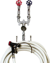T&S Brass - 3/4" Pipe, 200 Max psi, Chrome Plated Brass Water Mixing Valve & Unit - NPT End Connections - Eagle Tool & Supply
