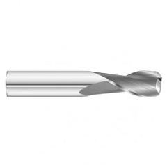 5/8 Dia. x 3-1/2 Overall Length 2-Flute .015 C/R Solid Carbide SE End Mill-Round Shank-Center Cut-Uncoated - Eagle Tool & Supply