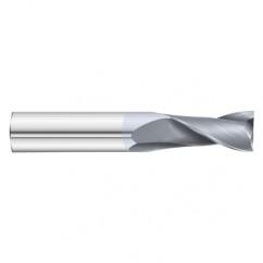 15/64 Dia. x 2-1/2 Overall Length 2-Flute Square End Solid Carbide SE End Mill-Round Shank-Center Cut-TiCN - Eagle Tool & Supply