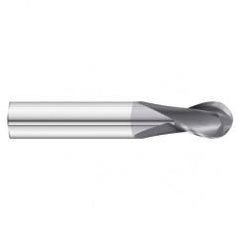 1" x 1 x 4 2 Flute Ball Nose  End Mill- Series 3215STB - Eagle Tool & Supply