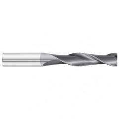 3/16 Dia. x 3 Overall Length 2-Flute Square End Solid Carbide SE End Mill-Round Shank-Center Cut-TiAlN - Eagle Tool & Supply