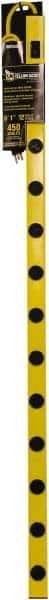 Woods PRO - 12 Outlets, 125 Volts, 15 Amps, 6' Cord, Power Outlet Strip - Keyhole Mount, 5-15 NEMA Configuration, 48-1/2" Strip, cULus - Eagle Tool & Supply