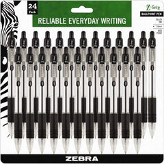 Zebra - Conical Ball Point Pen - Black - Eagle Tool & Supply
