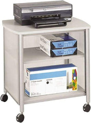 Safco - Gray Case/Stand - Use with Printer, Office Machines - Eagle Tool & Supply