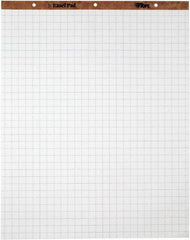 TOPS - Easel Pads, Quadrille Rule, 27 x 34, White, 50 Sheets, 4 Pads/Carton, Easel Pads - Use with Whiteboards, Chalkboards, Walls, Easel St&s - Eagle Tool & Supply
