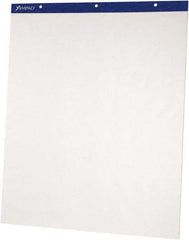 AMPAD - Flip Charts, Unruled, 27 x 34, White, 50 Sheets, 2/Pack, Flip Chart Easel - Use with Whiteboards, Chalkboards, Walls, Easel St&s - Eagle Tool & Supply
