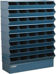 Stackbin - 8 Bin, Shelving Unit with Openings & Base - 15-1/2" Long x 7-1/2" Wide x 6" High - Eagle Tool & Supply