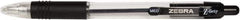 Zebra - Conical Ball Point Pen - Black - Eagle Tool & Supply